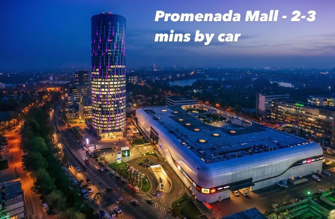 Cozy Apartment With Self Check-In Near Promenada Mall And Verdi Park Бухарест Екстер'єр фото